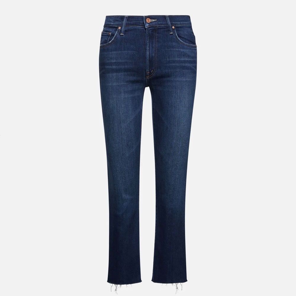 Mother Insider Step Fray Crop